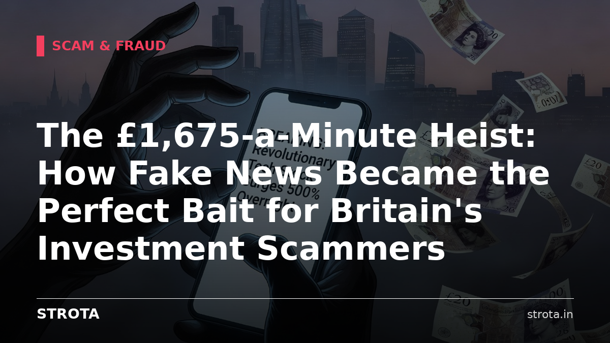 The £1,675-a-Minute Heist: How Fake News Became the Perfect Bait for Britain's Investment Scammers